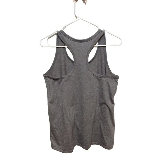 Danskin Women Racer Tank I Can And i Will  Size L Gray Polyester Blend sku13 - Picture 2 of 3
